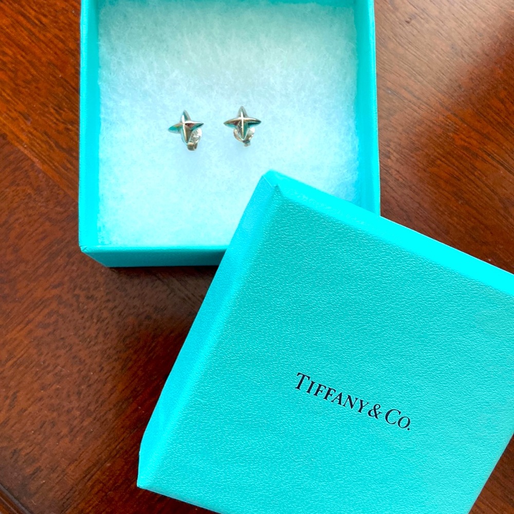 Tiffany’s sterling silver stud earrings
